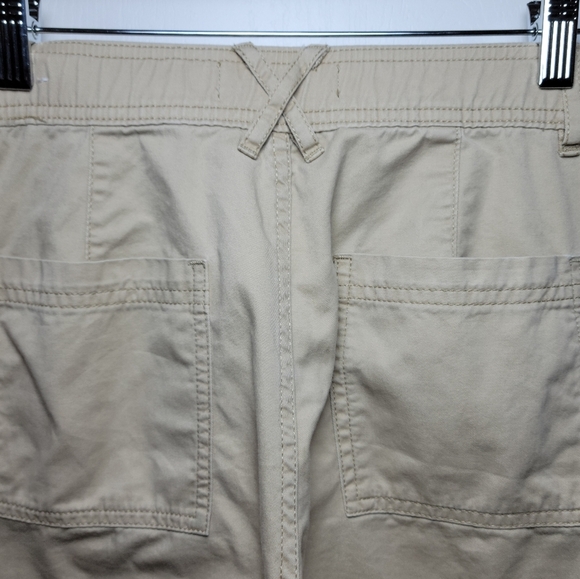 Abercrombie & Fitch Army Tan Utility Pants Size 27 Y2K 100% Cotton Gorpcore - Picture 9 of 9